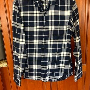 Express Flannel Shirt Blue